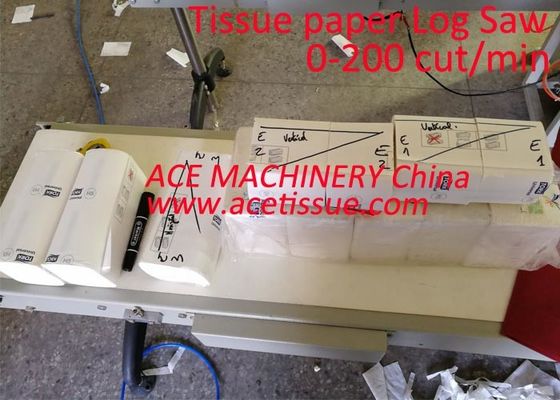 High Speed CE Log Cutting Machine For M Fold Paper Towel