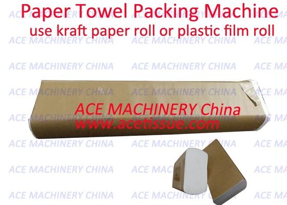 Automatische Document Inpakkende Machine voor Handhanddoek met Kraftpapier-Document Broodje