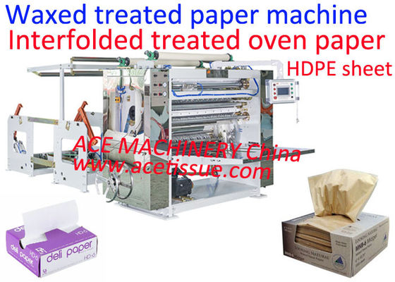 Intergevouwen papiervouwmachine voor vetvrij papier Oven Bakpapier Anti-aanbak Perkamentpapier