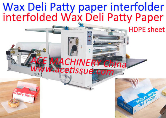 CE intergevouwen automatische mapmachine Droog vetvrij papier Deli Sheets Interfolder Machine