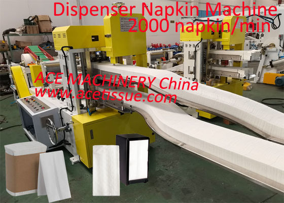 Het Document van de Technologiez Vouwen van Taiwan Servetmachine met het In reliëf maken en Kleurendruk