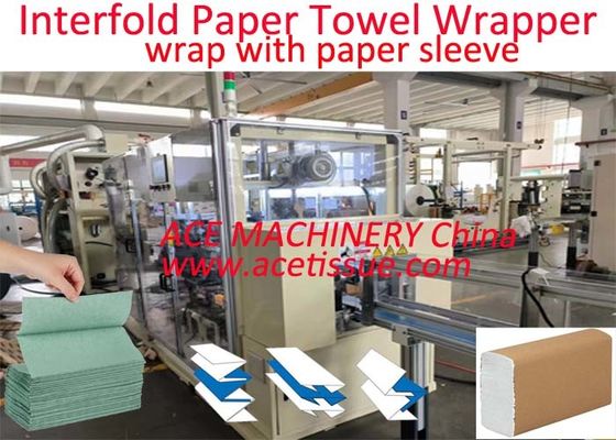 15-30 Pack/min papier handdoek verpakkingsmachine voor compleet tussen elkaar gevouwen Z vouw papier handdoek log