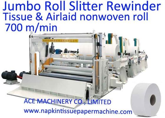 1500mm Grote Spoelen 700 Machine van het het Broodjesweefsel van M/Min de Maxi Jumbo