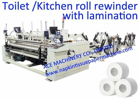 1800mm Toiletpapier Productiemachine met het In reliëf maken