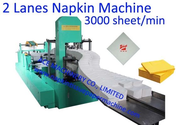 300x300mm1/8 het vouwen van het Document die van het 2 Dekkenservet Machine maken