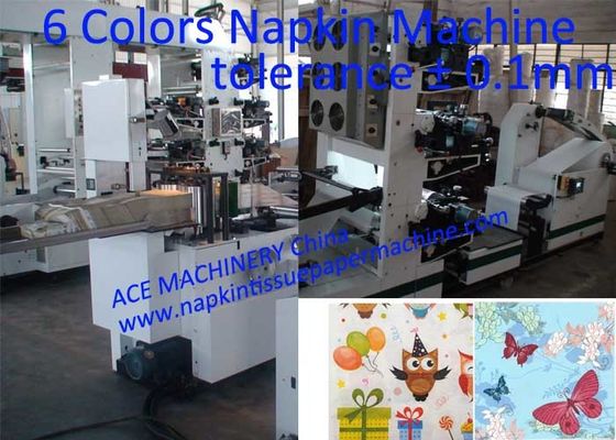 Hoog - de Prijs van de het Servetmachine van de kwaliteitsKleurendruk van de Fabrikant van China