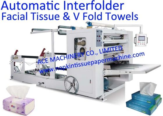 Hoge snelheid V de Machine van het Vouwenservet, Automatische Interfold-Servetmachine